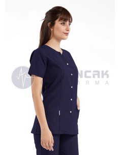 Lacivert Blanca Model Doktor ve Hemşire Ceketi 2