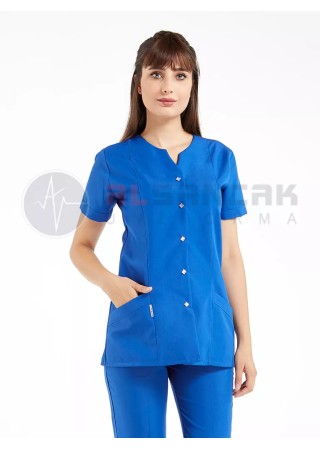 Saks Mavi Blanca Model Doktor ve Hemşire Ceketi