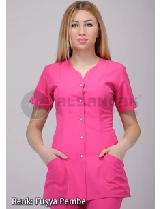 Fuşya Blanca Model Doktor ve Hemşire Ceketi