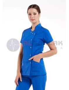 Saks Mavi Luxe Model Hemşire ve Doktor Forması Ceketi