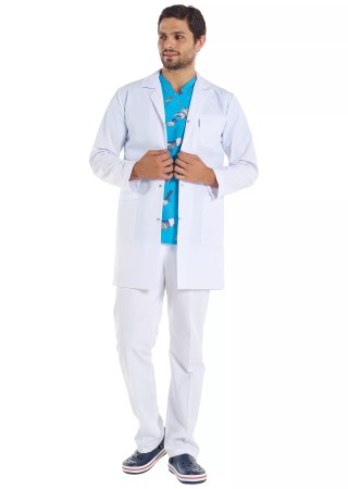 Erkek Spor Yaka Uzun Kol Doktor Önlüğü