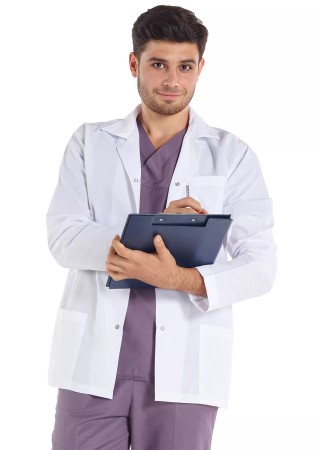 Erkek Spor Yaka Uzun Kol Doktor Ceketi